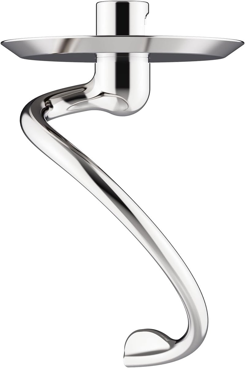 Cofun Stainless Steel Spiral Dough Hook for Kitchenaid Stand Mixer, 4.5 Qt - 5 Qt Tilt-Head Stand Mixer Attachments for Kitchenaid Dough Hook - Dishwasher Safe by - Image 1